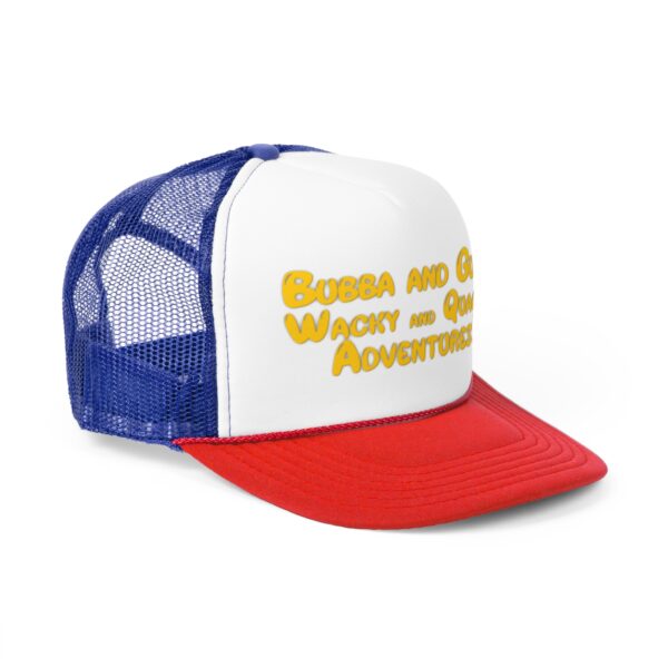 Funny Wacky Adventure Trucker Cap - Bubba and Gus's Quacky Style - Image 2