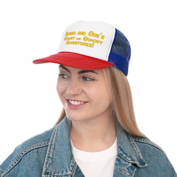 Funny Wacky Adventure Trucker Cap - Bubba and Gus's Quacky Style - Image 4